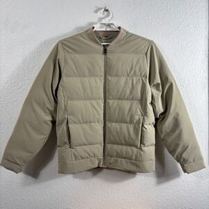 Public Rec Jacket Mens L Tan 3M Thinsulate Featherless Quilted Puffer